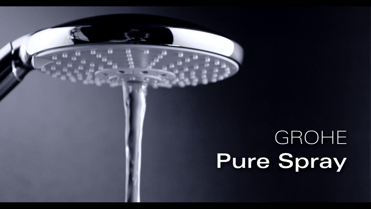 Обзор душа. Лейка для душа Грое 4 режима. Grohe Pure Spray. Grohe Euphoria SMARTCONTROL. Лейка для душа Кольцевая дождевая струя.