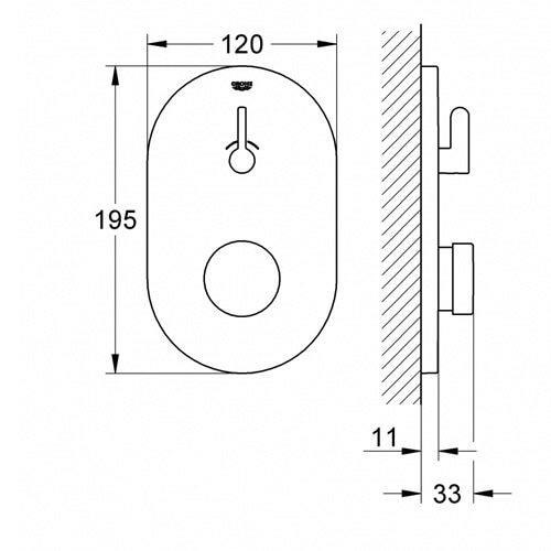 Фотография товара Grohe Eurosmart Cosmopolitan T 36321000Gr