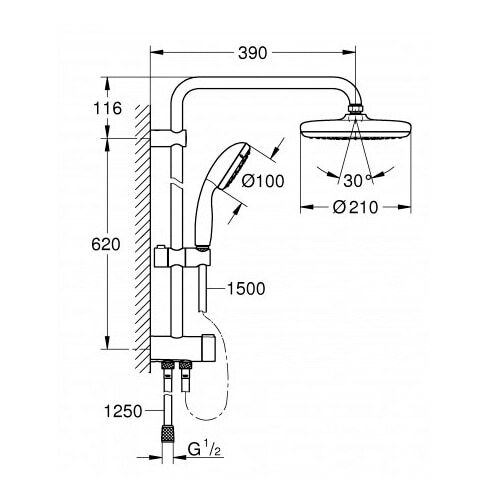 Фотография товара Grohe Tempesta New 26381001Gr