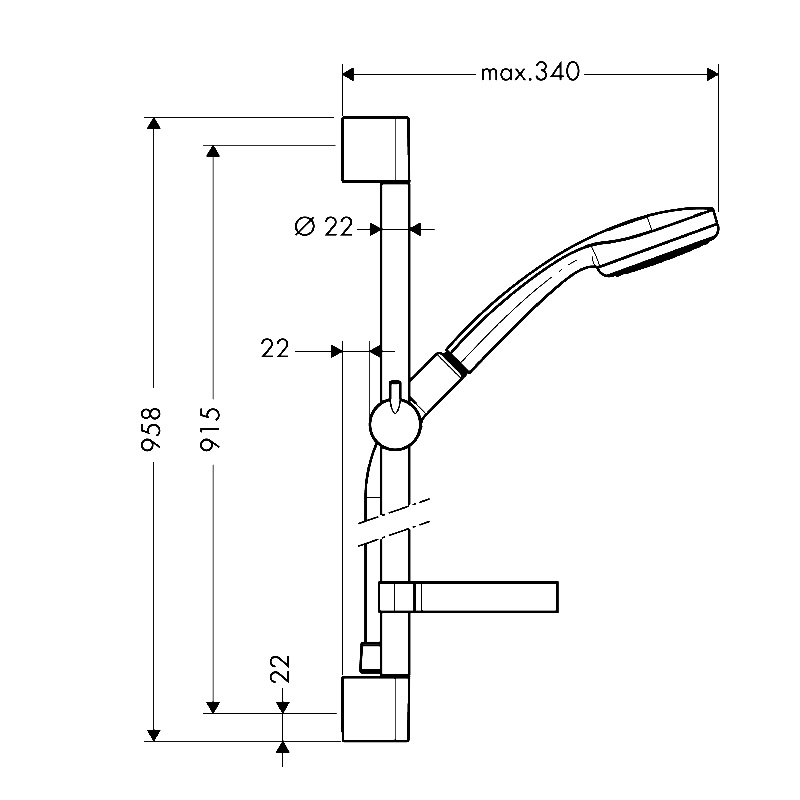 Фотография товара Hansgrohe Croma 27724000