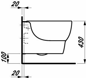 Фотография товара Laufen Mimo 2055.0.000.000.1