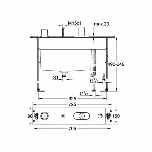 Фотография товара Grohe Atrio 34085000Gr