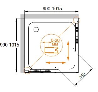 Фотография товара Cezares Porta PORTA-A-2-100-P-Cr