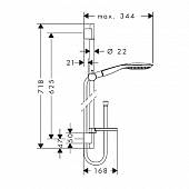 Душевой гарнитур Raindance Select Hansgrohe 27856000