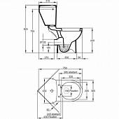 Унитаз  Jacob Delafon  Odeon Up  18557K-00