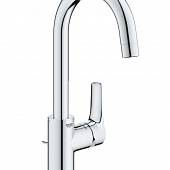 Смеситель для раковины 208 мм, со сливным гарнитуром, 5,7 л/мин Grohe Eurosmart 23537003