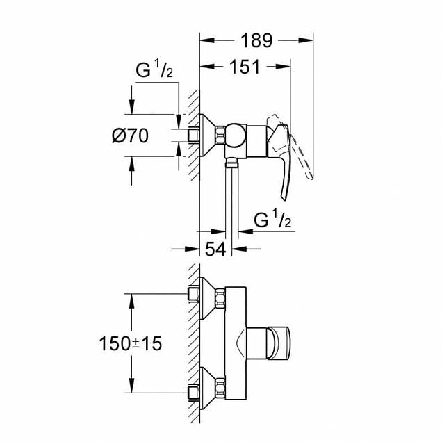 Фотография товара Grohe Eurostyle   33590001Gr