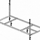 Каркас для ванны 180х80 см, Cezares METAURO-MF