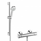 Термостат с душевым набором Hansgrohe Crometta 100 27030400