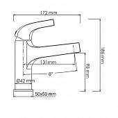 Смеситель для раковины WasserKraft Sauer 7103