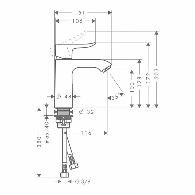 Фотография товара Hansgrohe Metris   31204000