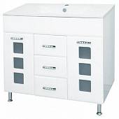 Комплект мебели 90 см, белая, Misty Квадро 90 П-Ква01090-011-K