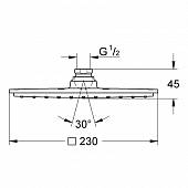 Верхний душ Grohe Rainshower Allure 210 27479000