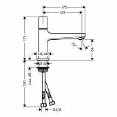 Смеситель для раковины ( д.к ) Hansgrohe Metropol 32570000