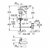 Смеситель для раковины (д.к.) Grohe Eurostyle 23569003