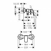 Смеситель для душа Hansgrohe Logis 71601000