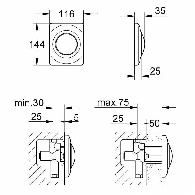 Фотография товара Grohe Surf 37018000Gr