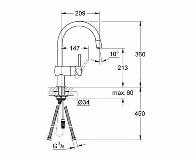 Фотография товара Grohe Minta 124142Gr