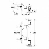 Термостат Grohe Atrio 34010000