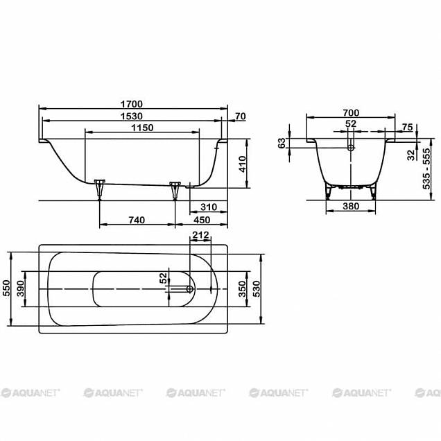 Фотография товара Kaldewei Saniform Plus 111830003001