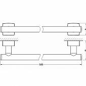 Полотенцедержатель 50 см FBS Esperado ESP 031