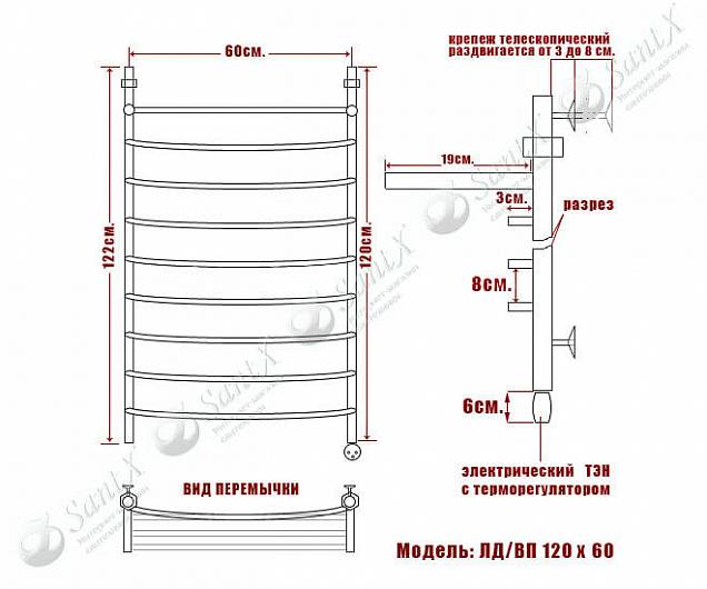 Фотография товара НИКА Arc ЛД/ВП ЛД ВП 120/60 прав