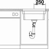 Мойка гранитная, антрацит, Blanco Etagon 500-U 522227