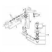 Смеситель для раковины (д.к) Grohe Costa 21391000