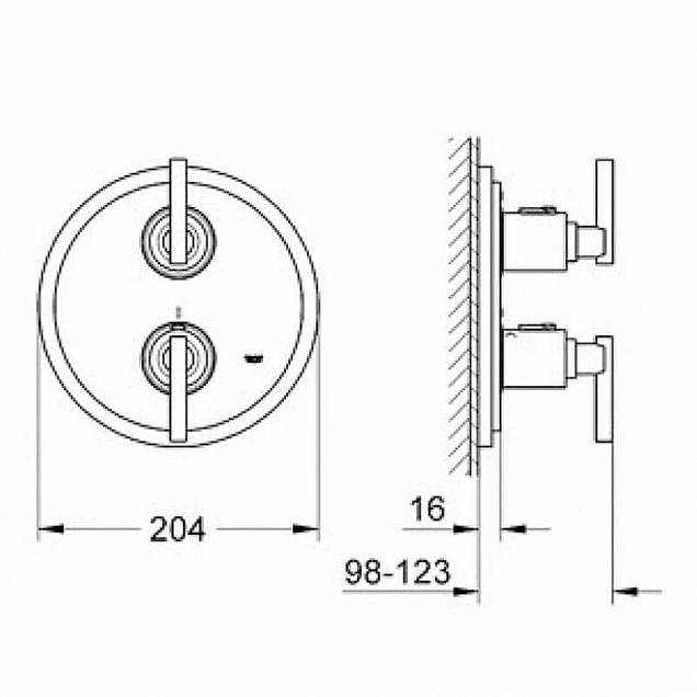 Фотография товара Grohe Atrio 19399000Gr