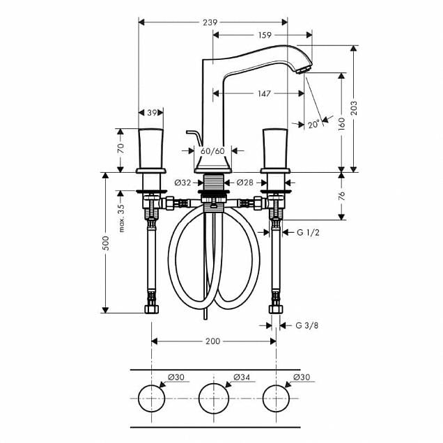 Фотография товара Hansgrohe Metropol    31305000