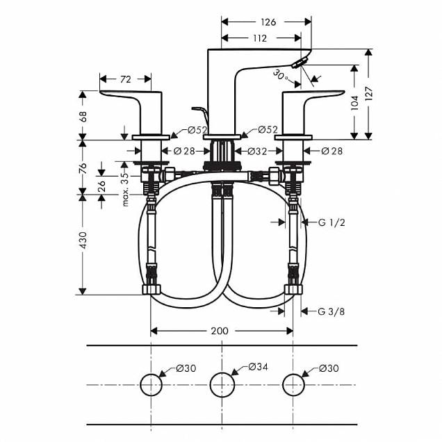 Фотография товара Hansgrohe Talis E 71733000