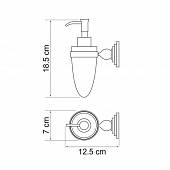 Дозатор для жидкого мыла WasserKraft Ammer K-7099