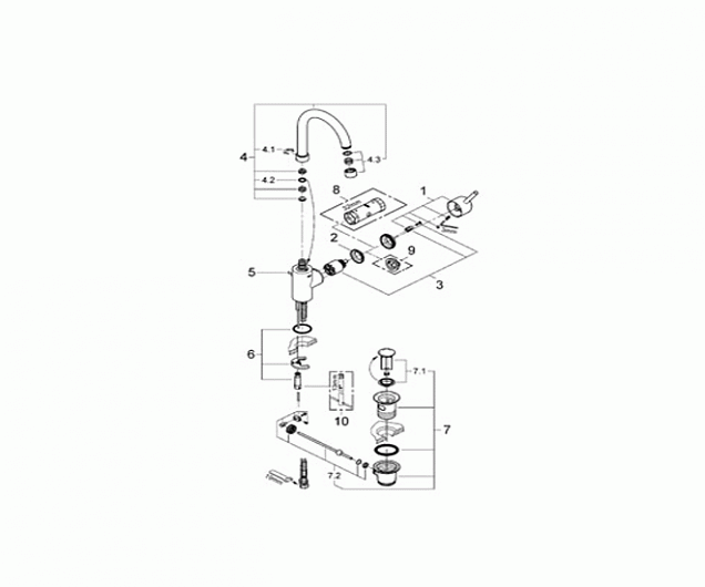 Фотография товара Grohe Concetto 32629001Gr