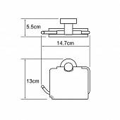 Держатель туалетной бумаги WasserKraft Isen K-4025