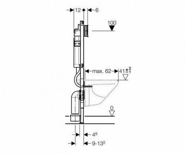 Фотография товара Geberit Duofix 111.300.00.5