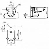 Биде Ideal Standard Tempo T510001