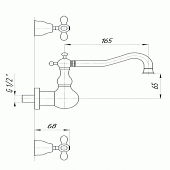 Смеситель для раковины Migliore Princeton Plus ML.PRP-8070.DO