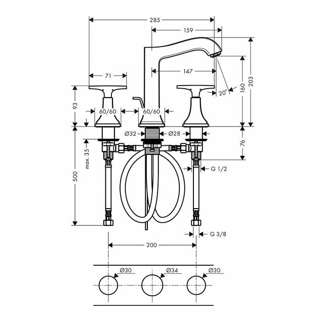 Фотография товара Hansgrohe Metropol    31307090