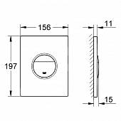 Накладная панель Grohe Nova Cosmopolitan 38765000