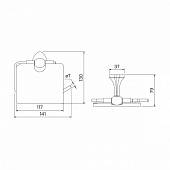 Держатель туалетной бумаги Iddis Male MALSSC0i43