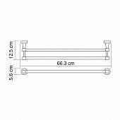 Полотенцедержатель 67 см WasserKraft Isen K-4040