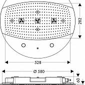 Верхний душ Hansgrohe Raindance 28404000