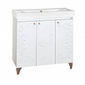 Комплект мебели 75 см, белая фактурная, Misty Вирджиния Бабочка 75 П-Вир01075-012Пр-K
