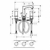 Смеситель для раковины ( д.к ) Hansgrohe Metropol 31304000