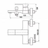 Смеситель для ванны с душевым набором Raiber Zuks R1602