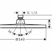 Душ верхний Hansgrohe Crometta 26725000