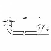 Поручень для ванной Grohe Essentials 40795001