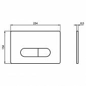 Механическая панель смыва, черный матовый Ideal Standard OLEAS M1 R0115A6