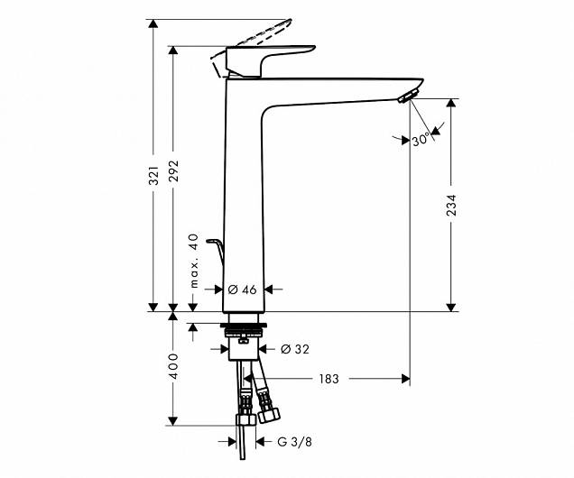 Фотография товара Hansgrohe Talis E 71716670