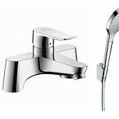 Смеситель на борт ванны, хром, Hansgrohe Novus 71044000